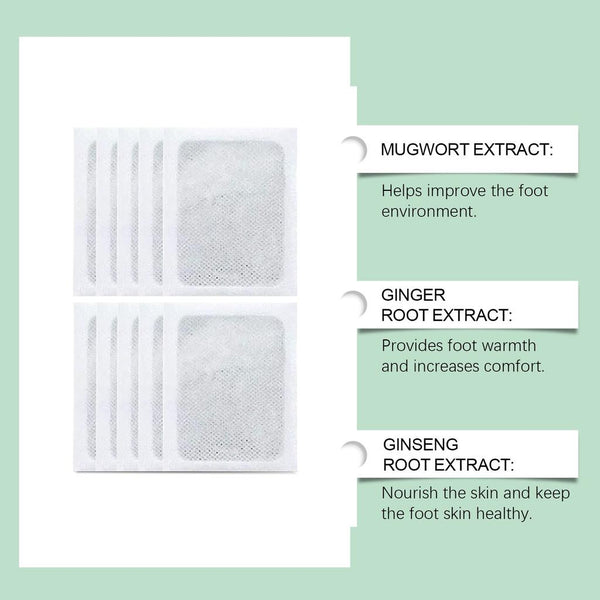 Gentle Herbal Detox Foot Pad🦶🌿Buy 10 Get 10 Free🎁 (Pack of 20)@499rs