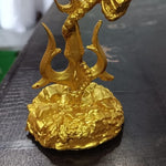 Trishul with Damru Standing Decorative Showpiece