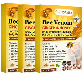 Bee Venom Ginger & Honey Detox Pads  BUY 10 GET 10 FREE (Pack of 20)