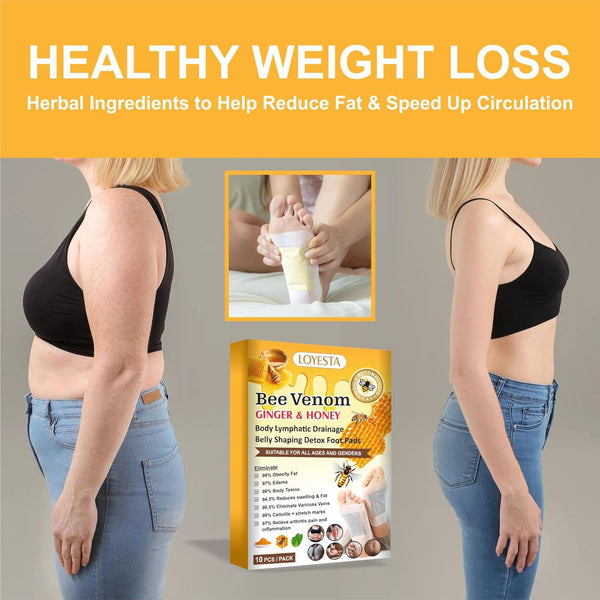 Bee Venom Ginger & Honey Detox Pads  BUY 10 GET 10 FREE (Pack of 20)