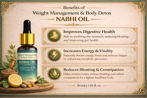 Weight Management and Body Detox Nabhi Oil🌿