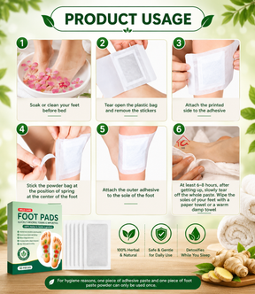 💫🦶 Toxin Away🍀 Foot Pads🍃(Buy 10 Get 20 Free🎁Pack of 30)