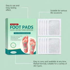 🌿100% Herbal & Gentle Ingredient Foot Patches 🥳(Buy 10 Get 30)🥳
