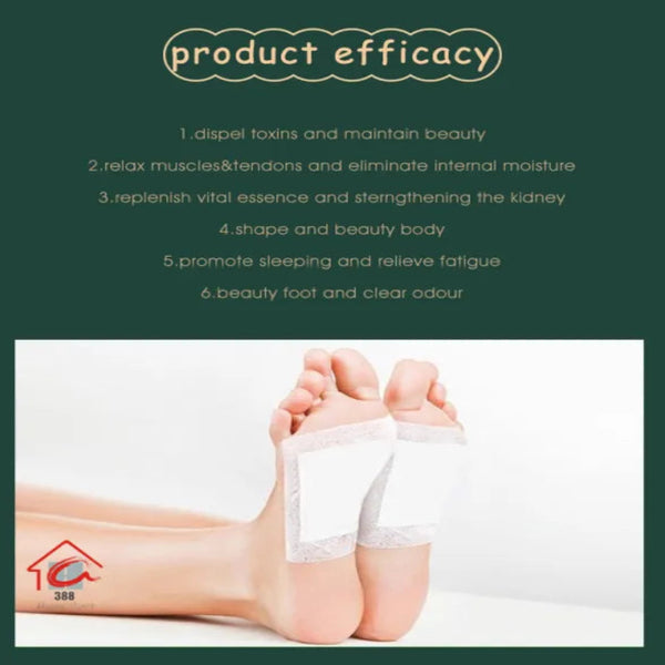 🌿100% Herbal & Gentle Ingredient Foot Patches 🥳(Buy 10 Get 30)🥳