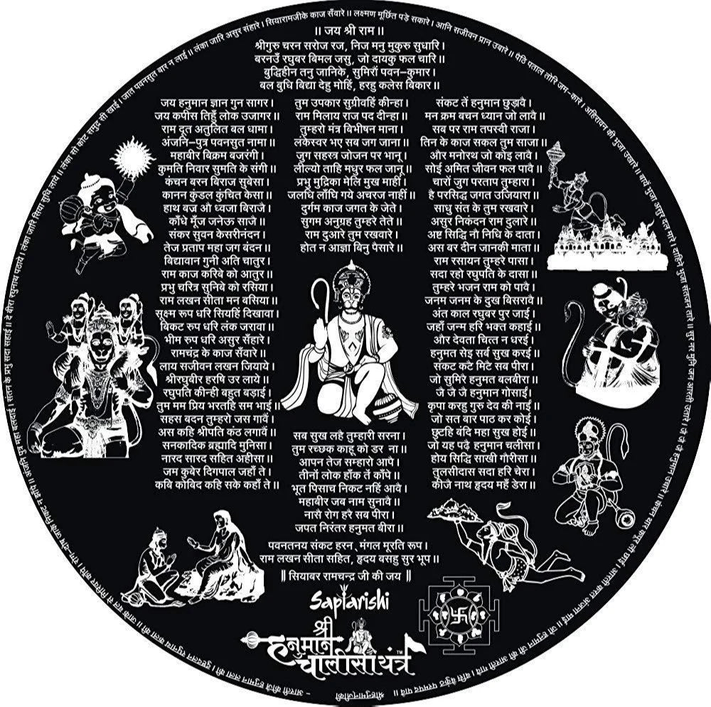 Shree Hanuman Chalisa Yantra (Original Certified)